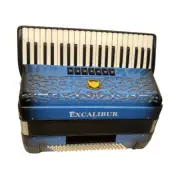 Excalibur Super Classic PSI Series Blue Fade 120 Bass Piano Accordion