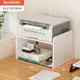 複印機架 印表機架 打印機架 桌面上打印機置物架辦公室放復印機增高架雙層儲物架多層小書架子『KLG0003』