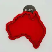 Australia Outline - Cookie cutter and embosser stamp set *FREE AUS POST*