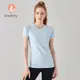 Leorrey樂拉運動短袖瑜珈短袖T恤輕薄透氣短版上衣運動T恤