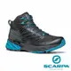 【Scarpa】RUSH MID 男 中筒GTX多功能健行鞋『黑/藍綠』63130-200 機能鞋.多功能鞋.休閒鞋.登山鞋.低筒.登山.戶外.GORE-TEX