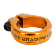 SHADOW CONSPIRACY BMX BIKE BICYCLE SEAT POST CLAMP 1 1/8" SUBROSA ORANGE NEW