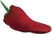 PMU Plush Chili Pepper Hat Party Accessory