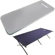 Adventure Kings Self-Inflating Foam Mattress - Single + Camping Stretcher Bed