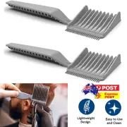 2× Professional Barber Comb Fading Tapering Blend Longer Hair Blending Hair Comb
