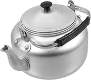 Vaguelly Aluminum Teapot with Handle and Lid Portable Kettle for Boiling Water and Brewing Tea Elegant Design for Home and Office Use and Reliable Kitchen Container