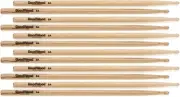 Goodwood US Hickory Drumsticks - 5A, 6 pairs (5-pack) Bundle