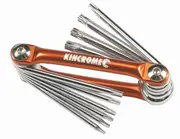 Kincrome K5048 - Folding Tamperproof TORX Set 10 Piece