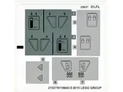 LEGO 75100 - STAR WARS - First Order Snowspeeder - STICKER SHEET