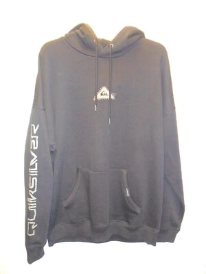 QUIKSILVER Men's Pullover Hoodie MONGREL HOOD - Black - Medium - NWT