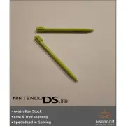 2x Nintendo DS Lite Stylus Lime Green (USG-004) - free postage - Aust seller