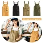 Anti-fouling Chef Apron Oil-proof Cooking Baking Bibs for Home Kitchen