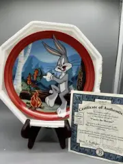 Bugs Bunny Smore The Merrier Collector Plate Bradford Exchange Warner Bros w COA