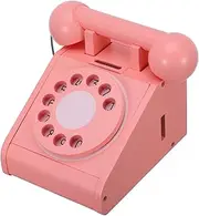 Kisangel Fake Wooden Telephone for Vintage Style Plaything for Role Play and Parent Interaction Photo Prop for Imaginative Play Present for Boys