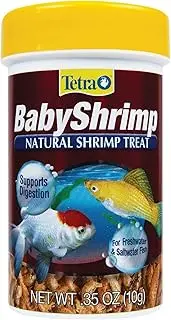 Tetra Baby Shrimp Sun Dried Treat for Freshwater and Saltwater Fish, 10g