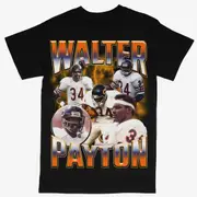 Walter Payton Tee Shirt Chicago Bears NFL Football T-shirt