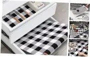Drawer and Shelf Liner, Non-Slip Kitchen Cabinet 11.8"W x 118"L Buffalo Plaid