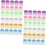 Yardwe 120 Pcs Orchid Clip Vines Support Clamps Stem Holder Colorful Vines Fixation Clip and Vine Clips Garden Cymbidium Clips Orchid Rack Plastic Support Clip Plant