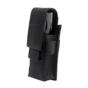 Tactical Utility Tools Knife OC Spray Torch MOLLE Flashlight Pouch Holster BLACK