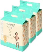 Marquise Baby Eco Nappies for Up to 13-18 kg Walker, Size 5 (Pack of 3)