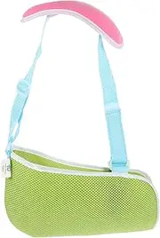 Healeved Arm Sling Shoulder Immobilizer Toddler Sling Medical Forearm Support Brace Fixation Breathable Mesh Dislocation Sprain Contusion Relief Random Color