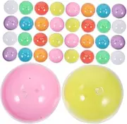GETAJGHSD Ball Machine Capsules 50pcs Translucent Raffle Balls for Home Party Events