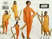 VOGUE Misses' Jacket,Top,Skirt,Pants Adri Pattern V2910 Size 14-18 UNCUT