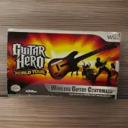New Nintendo Wii Guitar Hero World Tour Guitar Red Octane