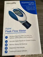 **NEW** Microlife Peak Flow Respiratory Meter/Respiratory Meter