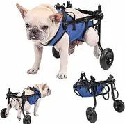 Pet Wheelchair for Small Medium Dog,Adjustable Dog Wheelchair,Pets Cart with Wheels Back Legs, Weak Dog/Cat(Medium)