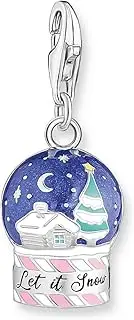 [Thomas Sabo] Silver Blackened Snowball Charm