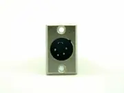 Male XLR Style Microphone Connector Panel Mount 4 PIN
