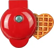 KITment Heart Mini Waffle Maker In Australia, Electric Pancake Maker Sandwich Grill Chaffle Irons Breakfast Snack Machine, for Hash Browns Toast Grilled Cheese Quesadilla Cookies, Heart Shape
