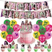 Melanie Martinez Theme Birthday Party Supplies Banner Balloons Kit Cake Cupcake Toppers Decorations Set