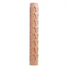 Embossing Rolling Pin Eco-friendly Smooth Surface Christmas Themed Pattern