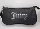 NEW Juicy Couture Liquorice J Heart Juicy Debossed Paparazzi Shouder Baguette