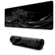 Japanese Sea Wave Gaming Mouse Pad, Anime Gaming Mousepad, Extended Kanagawa ...