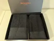 YSL Yves Saint Laurent Beauty Black Towel Set