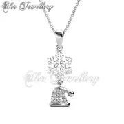 Snowy Santa Pendant