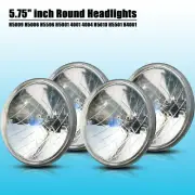 4PCS DOT 5 3/4" 5.75" Halogen Headlights Halo for Chevrolet Corvette C1 C2 C3 (for: Chevrolet)
