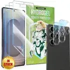 For Galaxy S25 S24 S23 S22 Plus Ultra FE Hydrogel Screen Protector + Camera