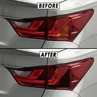 FOR 13-15 Lexus GS Tail Light Turn Signal SMOKE Precut Vinyl Tint Overlays (for: Lexus)