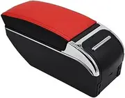 Box for City GM6 2014-2019 Box Elbow Rest Center Console Car Retrofit Parts Storage Accessories Interior USB Center Console(A-Black red Panel)
