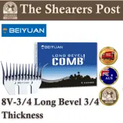 Beiyuan 8V-34 Long Bevel 34 Thickness Comb Shearers Sheep Shearing Accessories