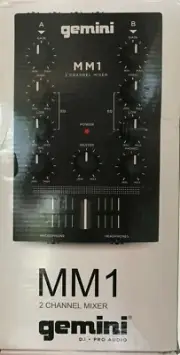 Gemini - MM1 - 2-Channel Analog Mini DJ Mixer