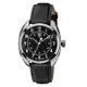 FERRARI Formula Italia 紳士質感黑面皮帶腕錶/0830143