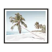 Lean Towards Framed Printed Wall Art - Black