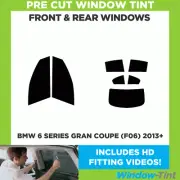 For BMW 6 Series Gran Coupe (F06) 2013+ Full Pre Cut Window Tint Kit Car Film