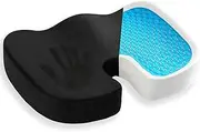 DAWNTREES Seat Cushion,Cooling Gel Seat Cushion,Short Velvet Surface is Comfortable,Hemorrhoids Chair,Cooling Gel with Sciatica, Back and Tailbone Pain Relief-for Office Chairs.