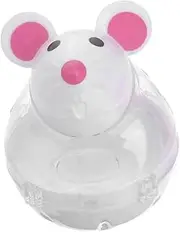 Cat Slow Feeder Mouse Toy for Cats - Interactive Puzzle Game - Fill with Food and Treats - Interactive Cat Puzzle Feeder for Indoor Play, Portion Control and Fast Eaters (1pc)